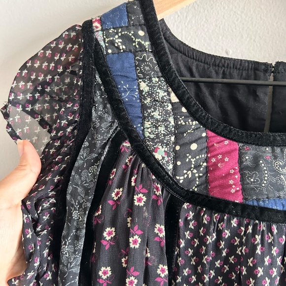 Sea New York Alani Print Flutter Sleeve Top – Size Small - Picture 9 of 16